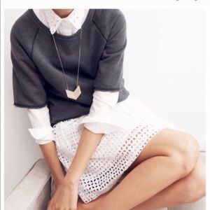 Madewell | bayfront eyelet skirt